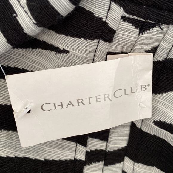 Charter Club Black White Zebra Swing Jacket - Picture 10 of 10